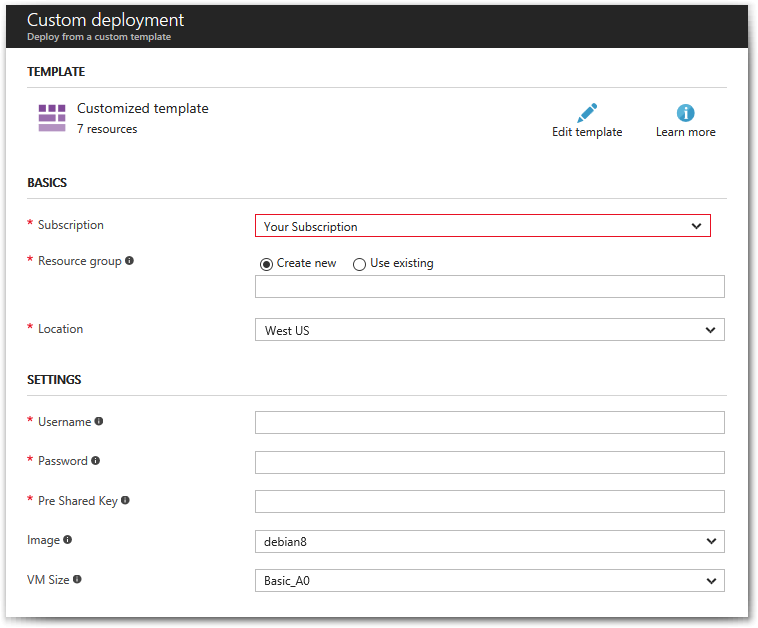 Azure Custom Deployment