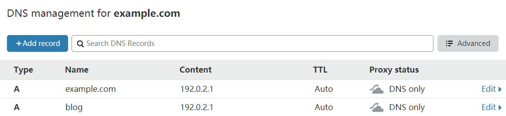 DNS 记录